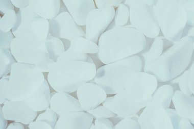 Arka plan beyaz çakıl