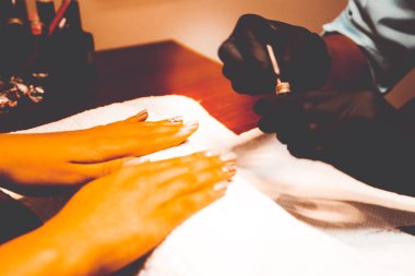 Spa kuaförde manikür