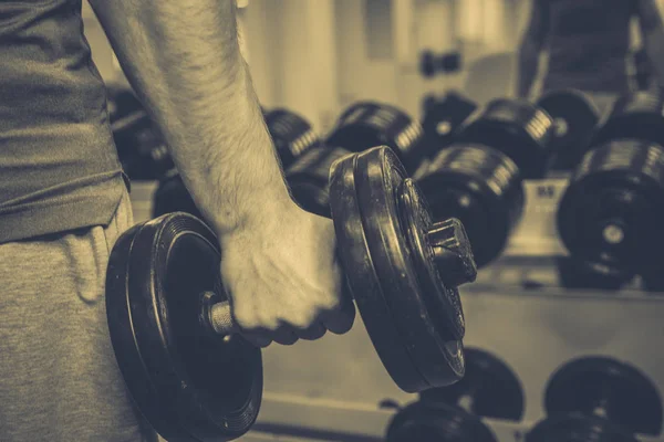 Culturista Gimnasio —  Fotos de Stock