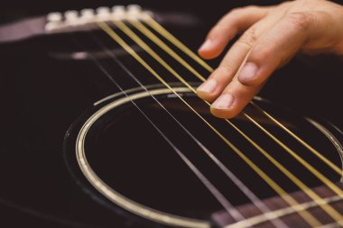 Arka plan olarak bir tema gitar