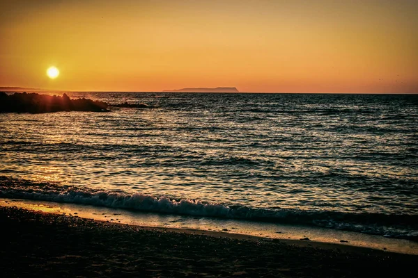 A paisagem marinha. Viagem marítima a Creta — Fotografia de Stock