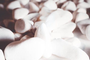 Arka plan beyaz çakıl