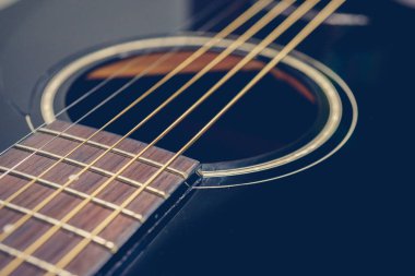 Arka plan olarak bir tema gitar