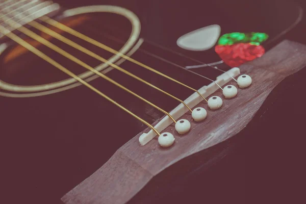 Akoestische gitaar — Stockfoto