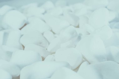 Arka plan beyaz çakıl