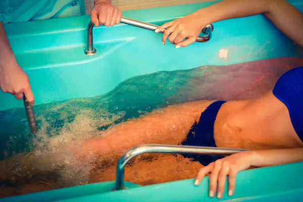 Підводний масаж процедура — стокове фото