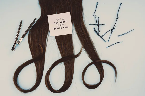 Saç boyama için Kuaför aksesuarları — Stok fotoğraf