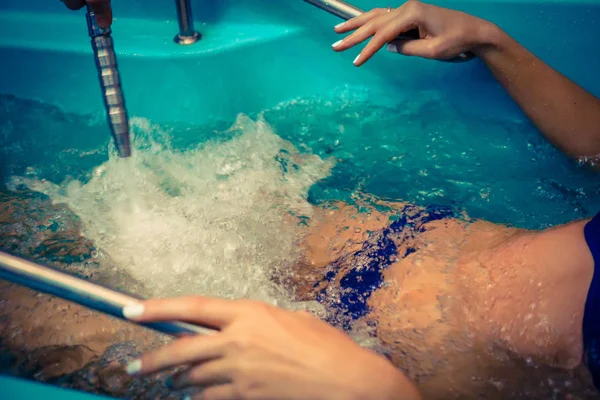 Підводний масаж — стокове фото