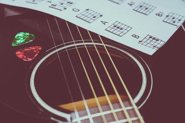 Background Theme Guitar — Stock Photo, Image