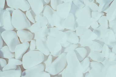 Arka plan beyaz çakıl