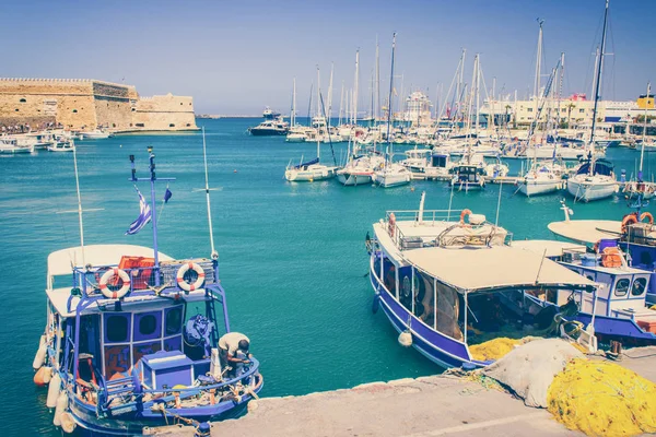 A paisagem marinha. Viagem marítima a Creta — Fotografia de Stock