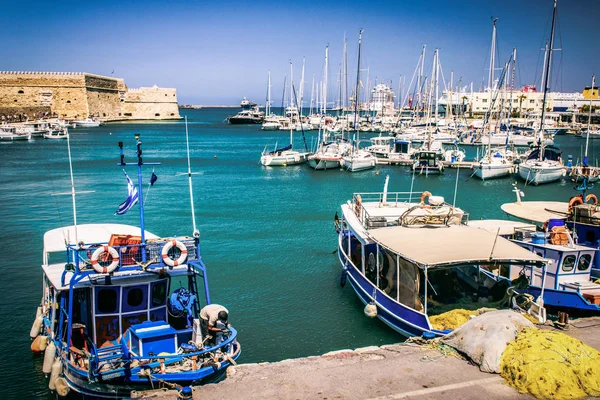 A paisagem marinha. Viagem marítima a Creta — Fotografia de Stock