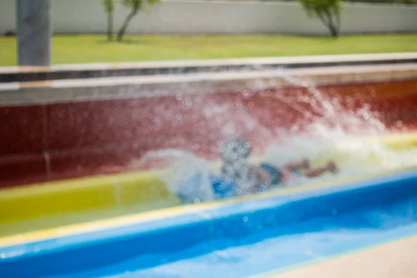 Parc aquatique pour enfants à la station — Photo