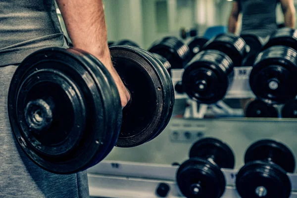 Culturista Gimnasio —  Fotos de Stock