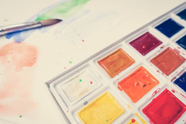 Araçlar Illustrator. Boyalar ve albüm