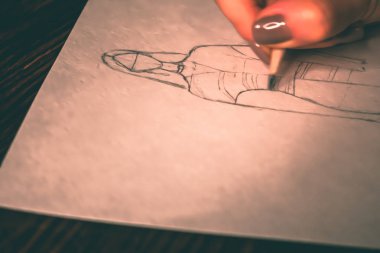 Çizim Moda İllüstrasyon Süreci