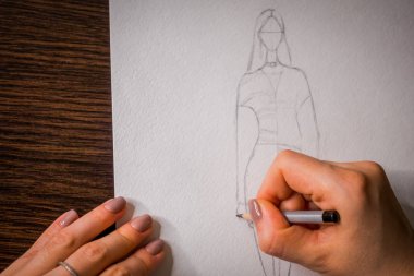 Çizim Moda İllüstrasyon Süreci