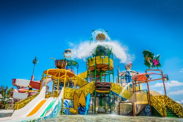 Children's water park at the resort — Stock Photo, Image