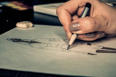 Araçlar Illustrator. Boyalar ve albüm