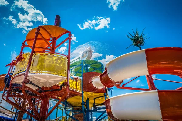 Children's water park at the resort — Stock Photo, Image