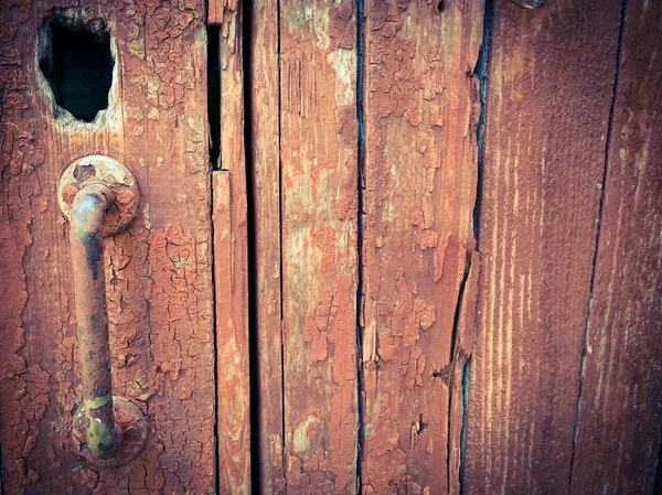 Alte Tür Geschlossen Details — Stockfoto
