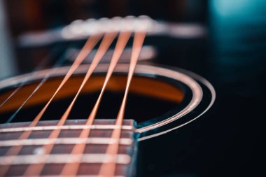 Arka plan olarak bir tema gitar