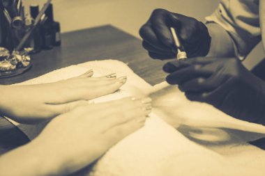 Spa kuaförde manikür