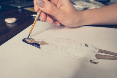 Çizim Moda İllüstrasyon Süreci