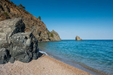 Tatil beldesinde muhteşem sahil