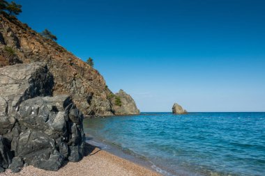 Tatil beldesinde muhteşem sahil