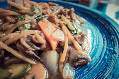 Sebzeli dana eti, Çin mutfağı