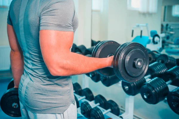 Culturista Gimnasio — Foto de Stock