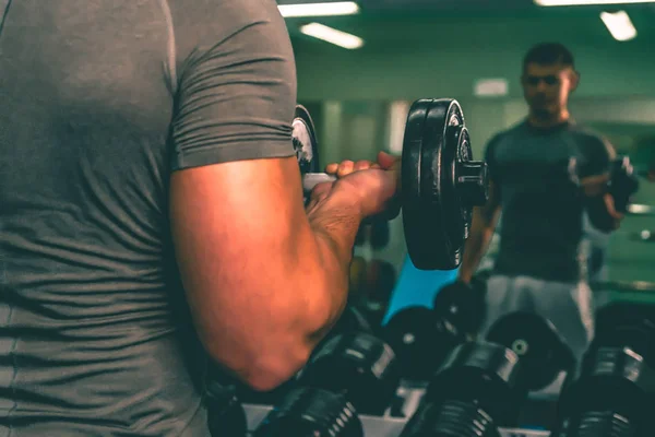 Culturista Gimnasio — Foto de Stock