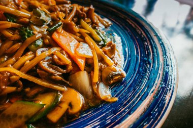 Sebzeli dana eti, Çin mutfağı