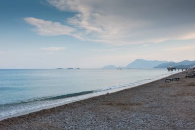 Deniz beldesi, deniz manzarası