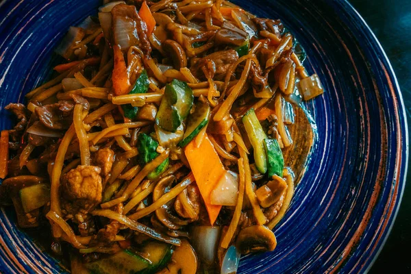 Kalbfleisch Mit Gemüse Chinesische Küche — Stockfoto