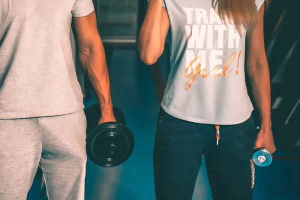 Personal training in the gym — Stock Photo, Image