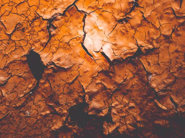 Vecchia vernice marrone squallido — Foto Stock