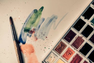 Araçlar Illustrator. Boyalar ve albüm