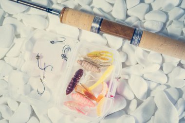Lures balıkçılık arka plan