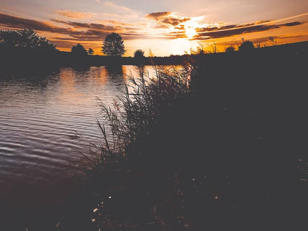 Güzel bir akşam sunset — Stok fotoğraf