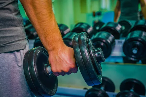 Culturista Gimnasio —  Fotos de Stock