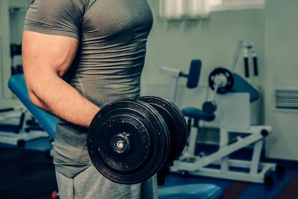 Culturista Palestra — Foto Stock