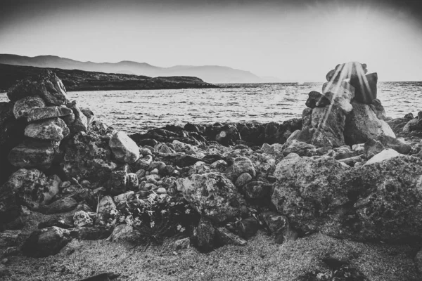 Paesaggio marino. Gita in mare a Creta — Foto Stock