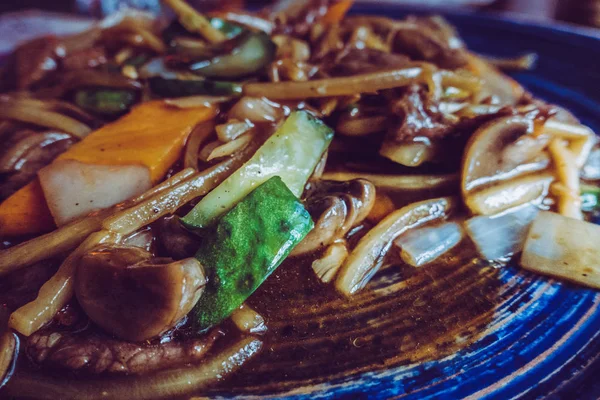 Kalfsvlees Met Groenten Chinese Keuken — Stockfoto