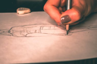 Çizim Moda İllüstrasyon Süreci