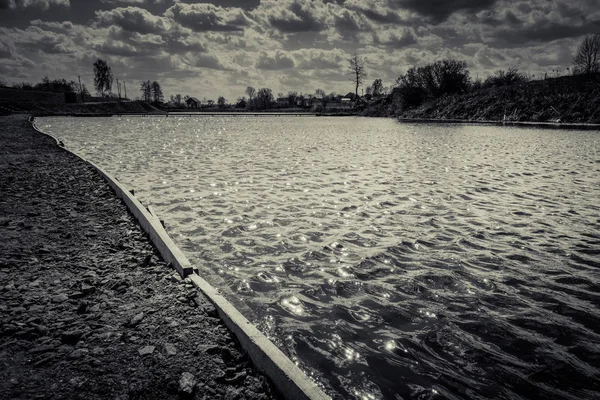 Pesca sul lago — Foto Stock