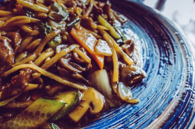 Sebzeli dana eti, Çin mutfağı