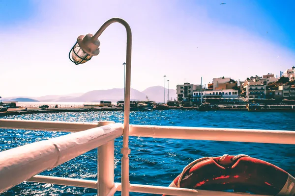 A paisagem marinha. Viagem marítima a Creta — Fotografia de Stock