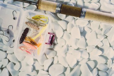 Lures balıkçılık arka plan